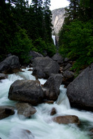 The Merced River with Vernal Falls
