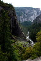 The Merced River between Nevada and Vernal Falls