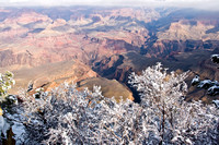 Grand Canyon - snowy overlooks