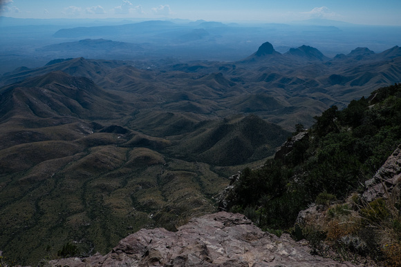View from the South Rim - probably the Sierra Quemada (a failed volcanic caldera)