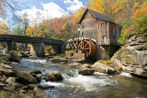 Glade Creek Grist Mill at Babcock State Park, WV
